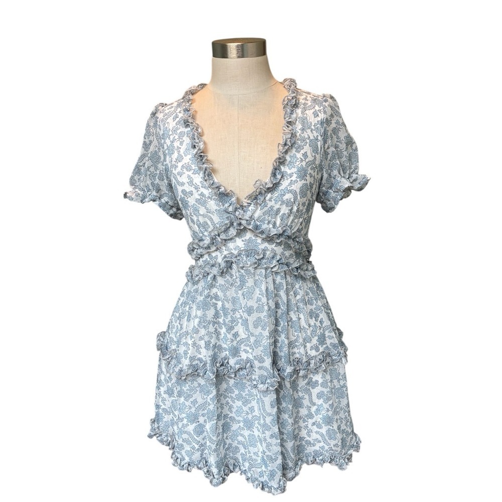 Trick floral ruffle dress - Picture 2 of 6